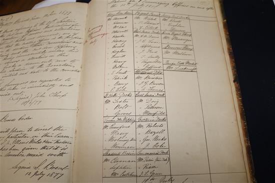 A 19th century commercial documentation book